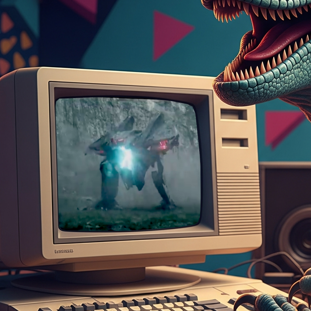 Dino mira War Machine